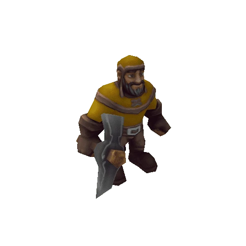 RTS_Worker Pickaxe_Yellow